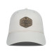Бейсболка Vancouver Canucks Levelwear Cream Faux Leather Patch Unstructured