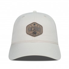 Бейсболка Columbus Blue Jackets Mens Levelwear Faux Leather Patch Unstructured - Cream