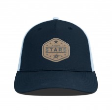 Бейсболка Dallas Stars Mens Levelwear Faux Leather Patch Structured - Black