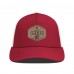 Бейсболка Calgary Flames Levelwear Red Faux Leather Patch Structured