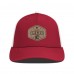 Бейсболка Calgary Flames Levelwear Red Faux Leather Patch Structured