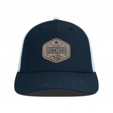 Бейсболка Ottawa Senators Levelwear Black Faux Leather Patch Structured Бейсболка Ottawa Senators Levelwear Black Faux Leather Patch Structured