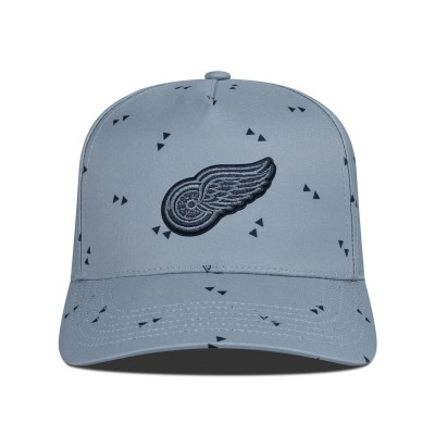 Бейсболка Detroit Red Wings Levelwear Scatter Pattern Nightfall Blackout Patch Structured - Gray