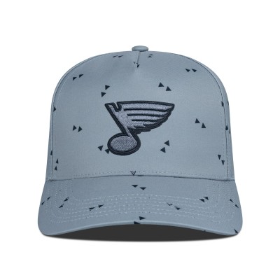 Бейсболка St. Louis Blues Levelwear Scatter Pattern Nightfall Blackout Patch Structured - Gray