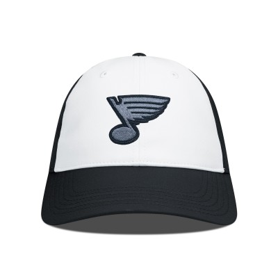 Бейсболка St. Louis Blues Levelwear Endure Nightfall Blackout Patch Unstructured - Black/White