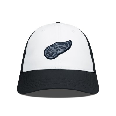 Бейсболка Detroit Red Wings Levelwear Endure Nightfall Blackout Patch Unstructured - Black/White