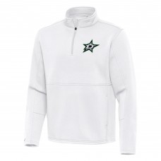 Кофта на короткой молнии Dallas Stars Antigua Twist - White