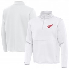 Кофта на короткой молнии Detroit Red Wings Antigua Twist - White