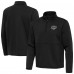 Los Angeles Kings Antigua Black Twist Quarter-Zip Pullover Jacket