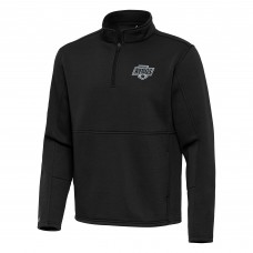 Los Angeles Kings Antigua Black Twist Quarter-Zip Pullover Jacket