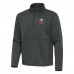 New York Islanders Antigua Pewter Twist Quarter-Zip Pullover Jacket