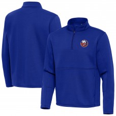 New York Islanders Antigua Royal Twist Quarter-Zip Pullover Jacket