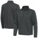 San Jose Sharks Antigua Pewter Twist Quarter-Zip Pullover Jacket