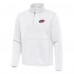 Carolina Hurricanes Antigua White Twist Quarter-Zip Pullover Jacket