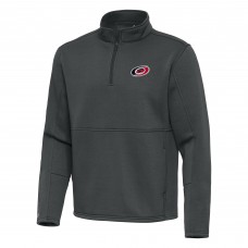 Кофта на короткой молнии Carolina Hurricanes Antigua Silver Twist