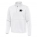 Philadelphia Flyers Antigua White Twist Quarter-Zip Pullover Jacket
