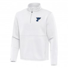 Кофта на короткой молнии St. Louis Blues Antigua Twist - White