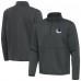 Vancouver Canucks Antigua Pewter Twist Quarter-Zip Pullover Jacket