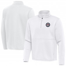 Кофта на короткой молнии Winnipeg Jets Antigua Twist - White