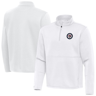 Кофта на короткой молнии Winnipeg Jets Antigua Twist - White