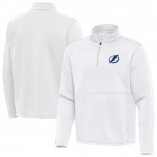 Кофта на короткой молнии Tampa Bay Lightning Antigua White Twist