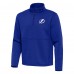 Tampa Bay Lightning Antigua Blue Twist Quarter-Zip Pullover Jacket