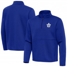 Кофта на короткой молнии Toronto Maple Leafs Antigua Blue Twist