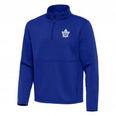 Кофта на короткой молнии Toronto Maple Leafs Antigua Blue Twist