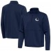 Vancouver Canucks Antigua Blue Twist Quarter-Zip Pullover Jacket