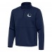 Vancouver Canucks Antigua Blue Twist Quarter-Zip Pullover Jacket