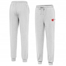 Calgary Flames Antigua Heather Gray Idol Jogger Pants