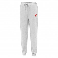 Calgary Flames Antigua Heather Gray Idol Jogger Pants