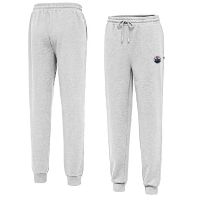 Спортивные штаны Edmonton Oilers Antigua Heather Gray Idol Jogger