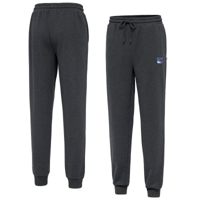 New York Rangers Antigua Heather Charcoal Idol Jogger Pants