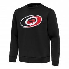 Carolina Hurricanes Antigua Black Relevant Lightweight Pullover Sweatshirt