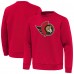 Ottawa Senators Antigua Red Relevant Lightweight Pullover Sweatshirt