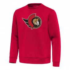 Ottawa Senators Antigua Red Relevant Lightweight Pullover Sweatshirt