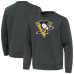 Свитшот Pittsburgh Penguins Antigua Pewter Relevant Lightweight Pullover