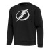 Свитшот Tampa Bay Lightning Antigua Black Relevant Lightweight Pullover