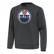 Кофта Edmonton Oilers Antigua Pewter Relevant Lightweight