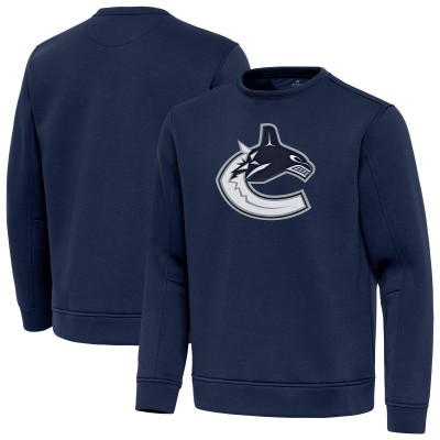 Vancouver Canucks Antigua Navy Relevant Lightweight Pullover Sweatshirt