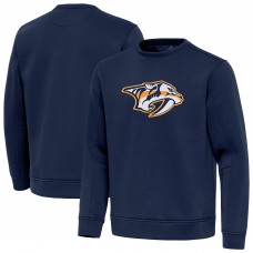 Nashville Predators Antigua Navy Relevant Lightweight Pullover Sweatshirt