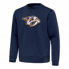 Nashville Predators Antigua Navy Relevant Lightweight Pullover Sweatshirt