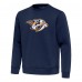 Nashville Predators Antigua Navy Relevant Lightweight Pullover Sweatshirt