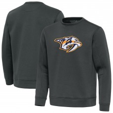 Nashville Predators Antigua Pewter Relevant Lightweight Pullover Sweatshirt