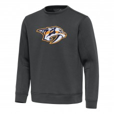 Nashville Predators Antigua Pewter Relevant Lightweight Pullover Sweatshirt