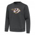 Nashville Predators Antigua Pewter Relevant Lightweight Pullover Sweatshirt