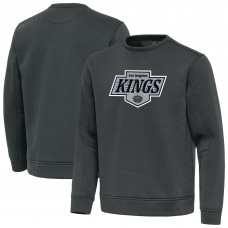 Los Angeles Kings Antigua Pewter Relevant Lightweight Pullover Sweatshirt