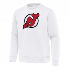 Кофта New Jersey Devils Antigua White Relevant Lightweight Кофта New Jersey Devils Antigua White Relevant Lightweight