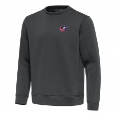 Columbus Blue Jackets Antigua Relevant Lightweight Pullover Sweatshirt - Pewter